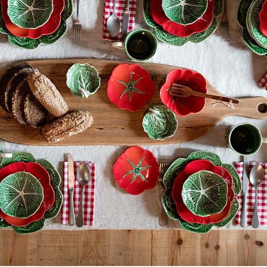 葡萄牙 BORDALLO PINHEIRO 番茄陶瓷餐盤/ 16 CM